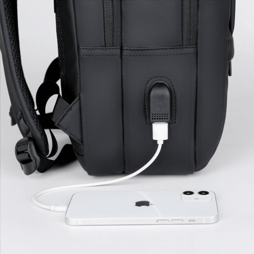 Laptop Backpack waterproof with charging port in bag